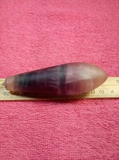 Native American Indian Artifacts Beautiful Florite Plummet  picture