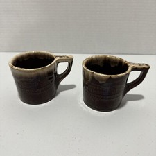 Farmers Mutual Hail Insurance Company Of Iowa Stoneware Drip Mugs-2 picture