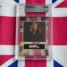 Isaac Newton Handwritten Word Cut from Autograph Manuscript Signed Beckett BAS picture