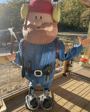 6FT YUKON CORNELIUS ANIMATRONIC YARD DECORATION RUDOLPH THE RED-NOSED REINDEER picture