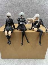 Anime NieR:Automata 2B 9S A2 Noodle Stopper PVC Figure Model 14cm Set Toy NO Box picture