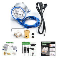 Synchronous Turntable Motor 4W 5-6RPM AC100-127V CW CCW for Crafts, Home picture