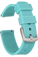 GadgetWraps 22mm Silicone Quick Release Watch Band Robin Egg Blue picture