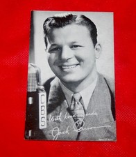 1940's Hollywood Stars Exhibit Card - Jack Carson -  picture