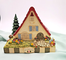 Mary Engelbreit ME INK 1997 Charpente Home Sweet Home Cottage Bank Vintage picture