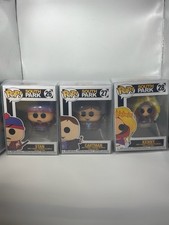 Funko Pop Vinyl: South Park - Kenny #28, Cartman #27, Stan #26 - Box Wear picture