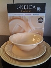Culinaria Chip Resistant Stoneware Dinner Plate, Salad Plate, Cereal Bowl picture