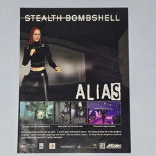 Alias Xbox PlayStation 2 PS2 PC Stealth Print Ad/Poster picture