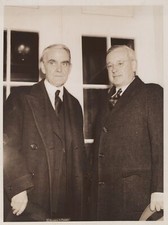 Landon and Capper White House Visit Photo D.C. 1937 - Original Press Photo picture