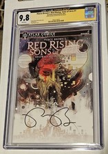 Pierce Brown's RED RISING Sons Of Ares #1 | CCG/JSA 9.8 | Auth Auto Dynamite picture