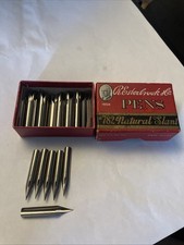 VINTAGE Lot Of 89 Esterbrook no.782 Natural Slant Fountain Pen Nibs In Box picture