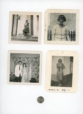 4 Vintage photos / FOUR MAD WOMEN Try to Remember Their Faces AVOID AT ALL COSTS picture