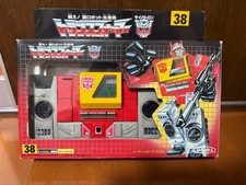 Takara Transformers Broadcast No.38 Red Silver Vintage 1980s w/Box from JAPAN picture