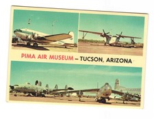Pima Air Museum Tucson Arizona vintage postcard unposted picture