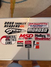 Set of (10) Vintage Original Drag Racing/ Muscle Car  Decal / Stickers picture