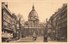 Postcard Paris (75005), Église de la Sorbonne – facade picture