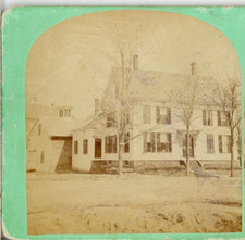 OLD HOUSE, With Out Bldgs--Stereoview U67 picture