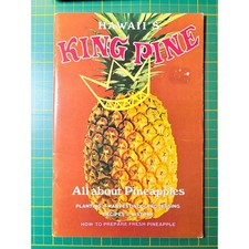 Vintage 1975 Hawaii's King Pine Pineapple History & Recipe Booklet Dole picture
