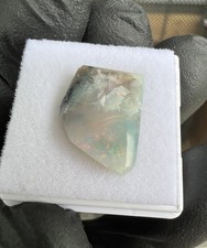 Rare Australian Opal, 5.45ct, Freeform Polished (slightly) Black Opal picture