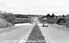 Watsonville Freeway Santa Cruz California CA - Reprint picture