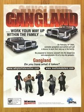 Gangland PC 2004 Vintage Print Ad/Poster Official Classic Big Box Promo Art Rare picture