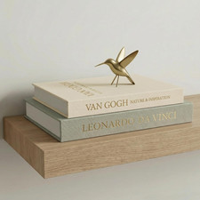 Aesthetic Decorative Books - Set of 2 Linen Boxes with Gold Lettering, Enhance Y picture