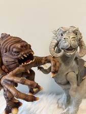2002 Hasbro Star Wars Tauntaun 17” Luke Skywalker & Rancor Monster 1998 Set picture