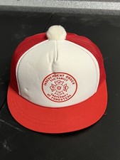 Vintage Independent Order Of Foresters Short Brim Hat W/ Pom Ball NWOT picture