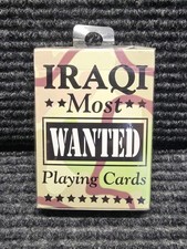 2003 Iraqi Most Wanted Playing Cards Bicycle Hoyle USA Made New Sealed picture