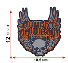 Harley-Davidson Winged Skull Patch – Large 11