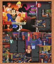 Leisure Suit Larry Magna Cum Original 2004 Vintage 4-Part Ad - Video Game Promo picture