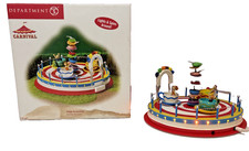 VTG DEPT 56 Carnival Twirling Tea Cups Light Motion Animated Village Piece 53803 picture