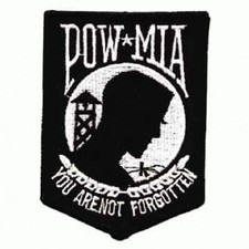 POW MIA  Patch  3 inch high picture