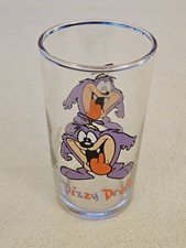 RARE Vintage (1993) Tiny Toon Adventures DIZZY DEVIL Glass (Warner Bros) - Nice picture