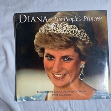 Vintage Diana The People's Princess 1998 Wall Calendar Princess Of Wales Tribute picture