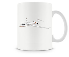 Bombardier Global 7500 Ceramic Coffee Mug - 15oz. picture