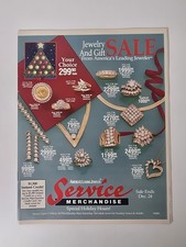 1989 Service Merchandise Jewelry Gifts Catalog Electronics Toys 36 Pages picture