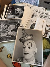Circus Hal Haviland Clown - Original Huge Rare Collection Photos Neg Etc picture