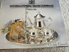 International Silver Company Silver Plated Bed and Breakfast Set picture