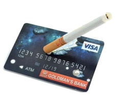 Floating Cigarette On Credit Card Magic Trick picture