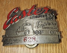 Rare Vintage Eastern Express Inc Trucking Trucker's Cap Hat Badge Pin picture