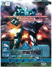 2002 GunMetal From Mech to Jet and Back Video Game Rage Vintage Print Ad/Poster picture