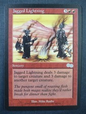 Jagged Lightning - Urza's Saga - Mtg Card #74K picture