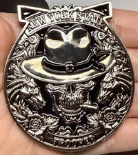 💥Delta Design New York State Trooper Police Horseshoe Challenge Coin picture