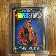 Wwf  WWE Superstars The Rock Dwayne Johnson  Parody RARE /99 picture