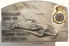RACI GARA AUTOMOBILISTICA ASCOLI PICENO PREDAPPIO 1933 PLACCHETTA RADIATORE AUTO picture