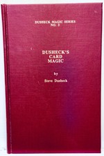 Dusheck’s Card Magic-Steve Dusheck-1st Ed-Cards-Close-Up Trick Illusion-OOP picture