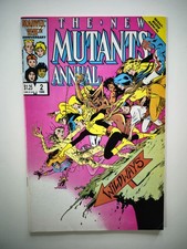 NEW MUTANTS ANNUAL #2 1986 1st US Psylocke & Meggan Alan Davis Marvel VF+ Raw picture