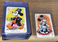 1939 Disney Castell Bros. Mickey Mouse Mickey’s Fun Fair Blue 44 Card Set RARE picture