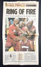 The Miami Herald - Paper Insert - 2006 - NBA Finals - Heat Champs - Excellent picture